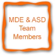MDE Team Members