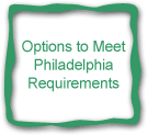Options to Meet Philadelphia Requirements