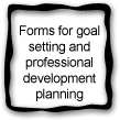 Forms to help plan my annual training agenda