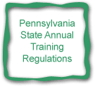 Pennsylvania State Annual Training Regulations